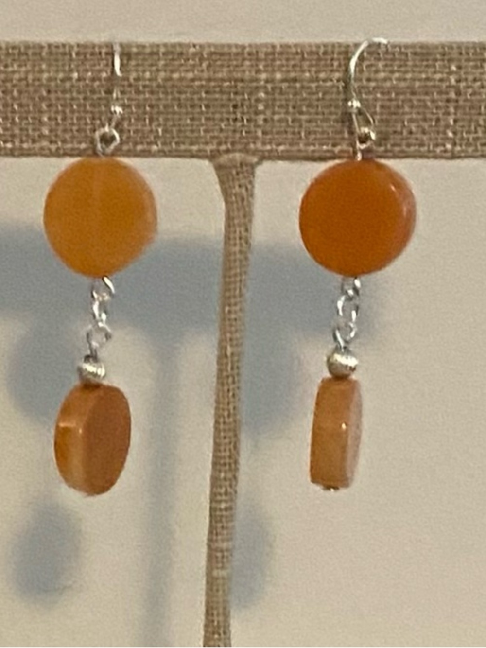 NEW Aventurine crystal earrings